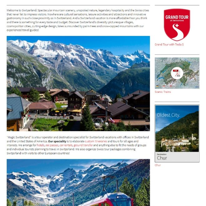 Agencia de Viajes a Suiza